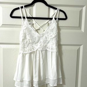 Cami Top in Ivory White